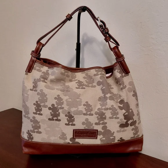 Dooney & Bourke Disney Parks Tonal Mickey Mouse Shoulder Bag - Champsac - Picture 3 of 15